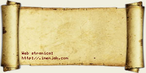 Žaklina Radenković vizit kartica